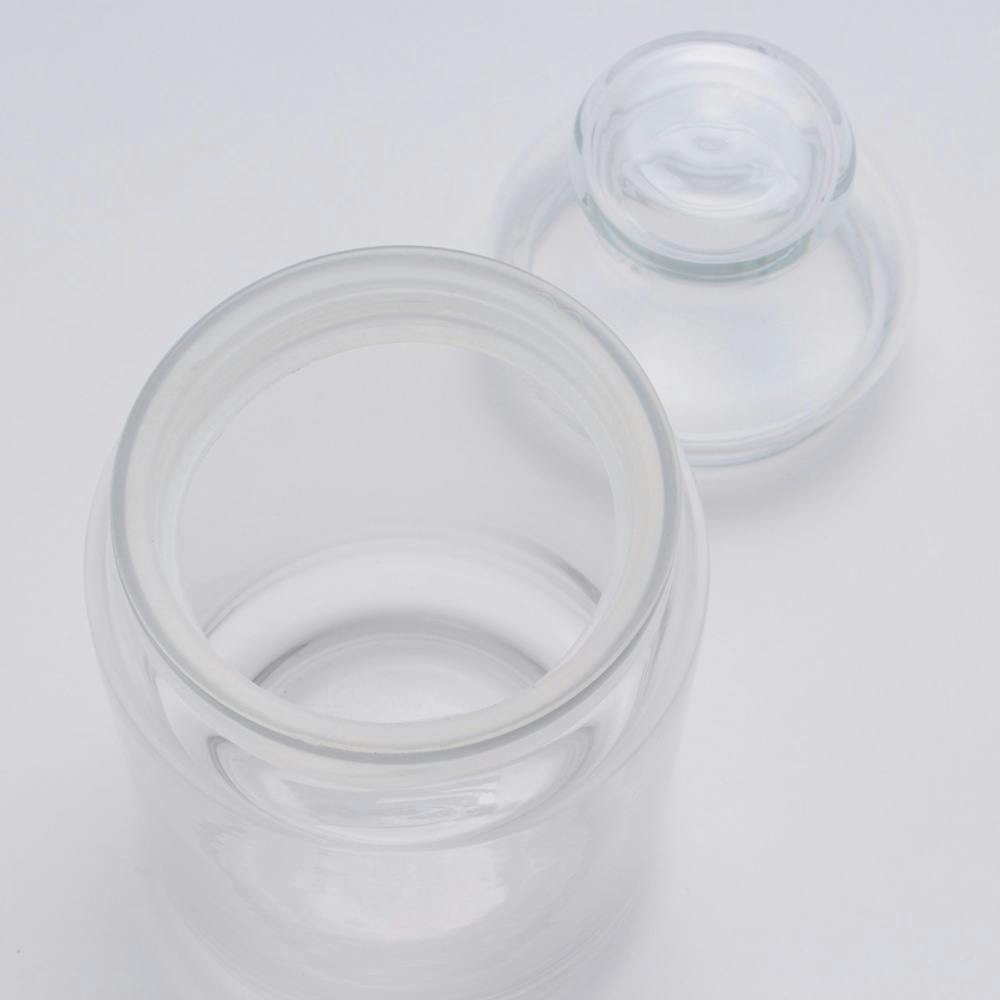 5個セット ☆ 保存容器 ☆ポップジャー 600 [ D 9 x H 13.2cm ・620cc ] 保存容器 600ml ガラス製 6個セット パッキン付き 密閉ガラス容器