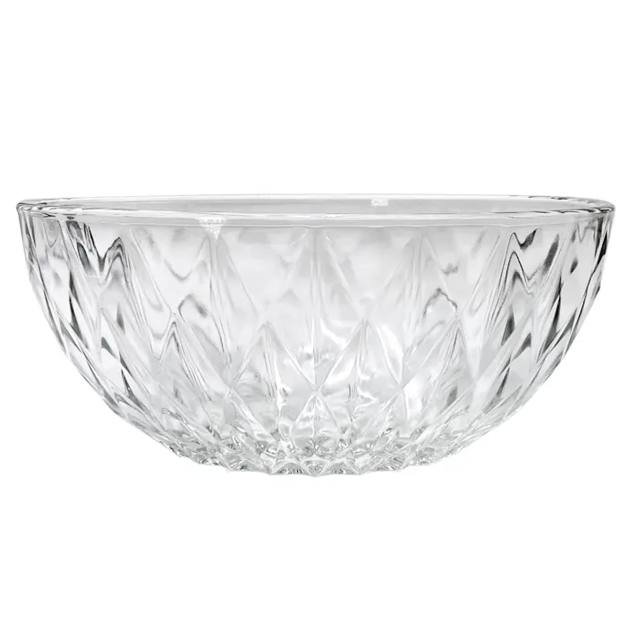 ガラスボウル 20cm ダイヤモンド