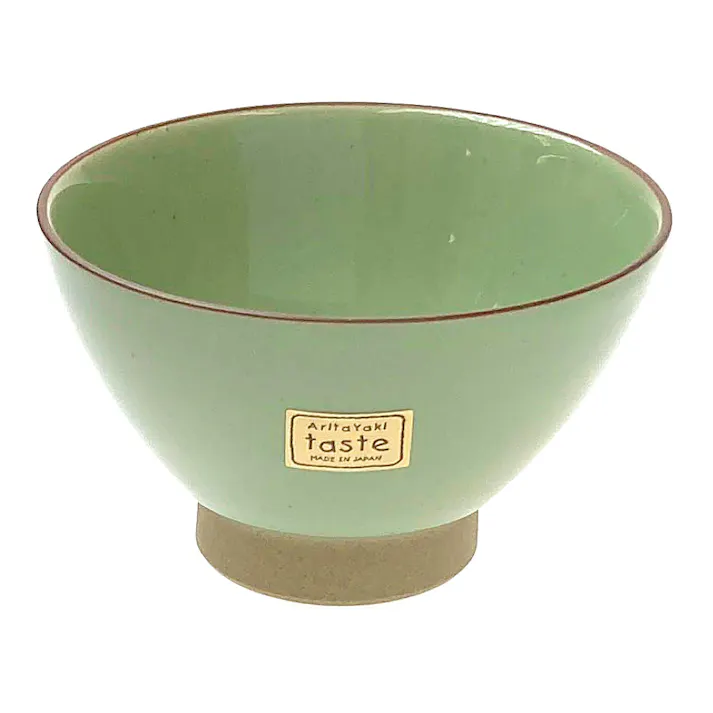 くらわんか茶碗 (中) ソイル グリーン