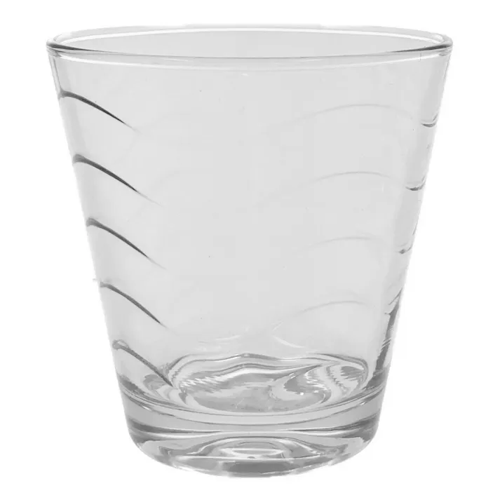 フリーグラス 350ml ウェーブ 4個入(販売終了)