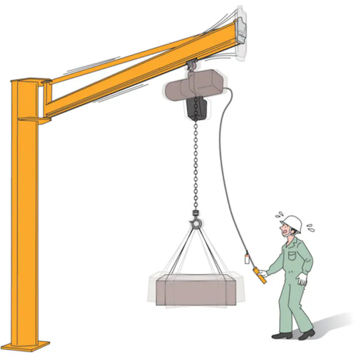 【CAINZ-DASH】キトー 電気チェーンブロック EQ形 2速インバータ 懸垂形 490kg×4m EQ004IS【別送品】