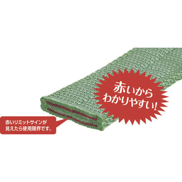 【CAINZ-DASH】キトー 繊維スリング ベルトスリングBSH形 使用荷重1.0t スリング幅25mm スリング長さ2m JIS規格【選べる長さ】BSH010 BSH010-2【別送品】