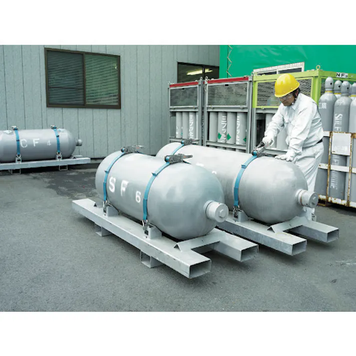 【CAINZ-DASH】キトー ベルトラッシング ラチェットバックル式 50mm幅 破断荷重30kN 最大使用力7.5kN 両端シボリ縫製タイプ 巻取側5m BLR030ET010ET050【別送品】