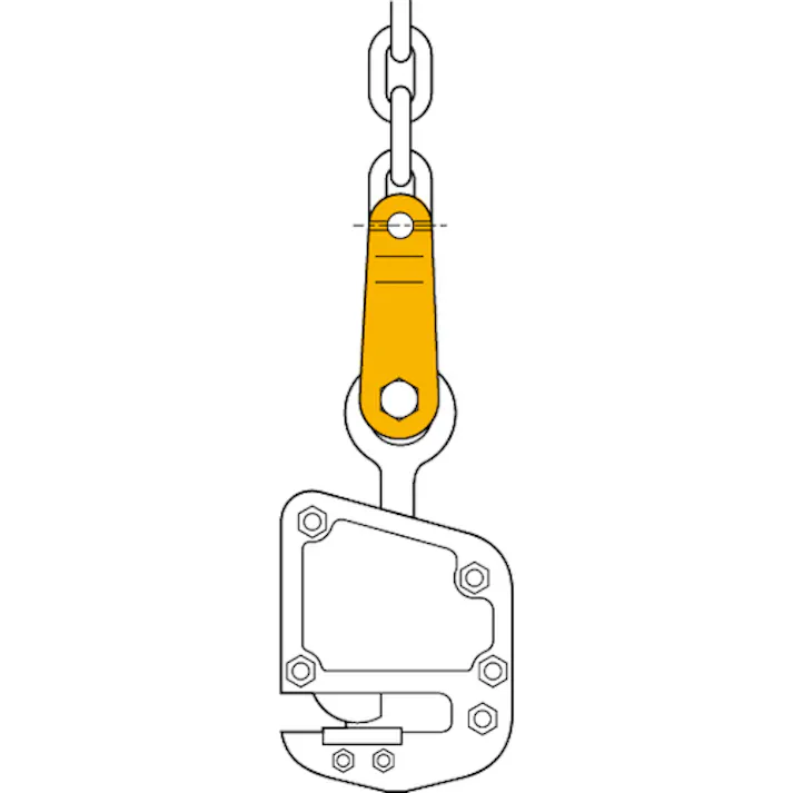 【CAINZ-DASH】キトー チェンスリング カナグ部材(ピンタイプ) シャックルVN 基本使用荷重1.1t VN2060【別送品】