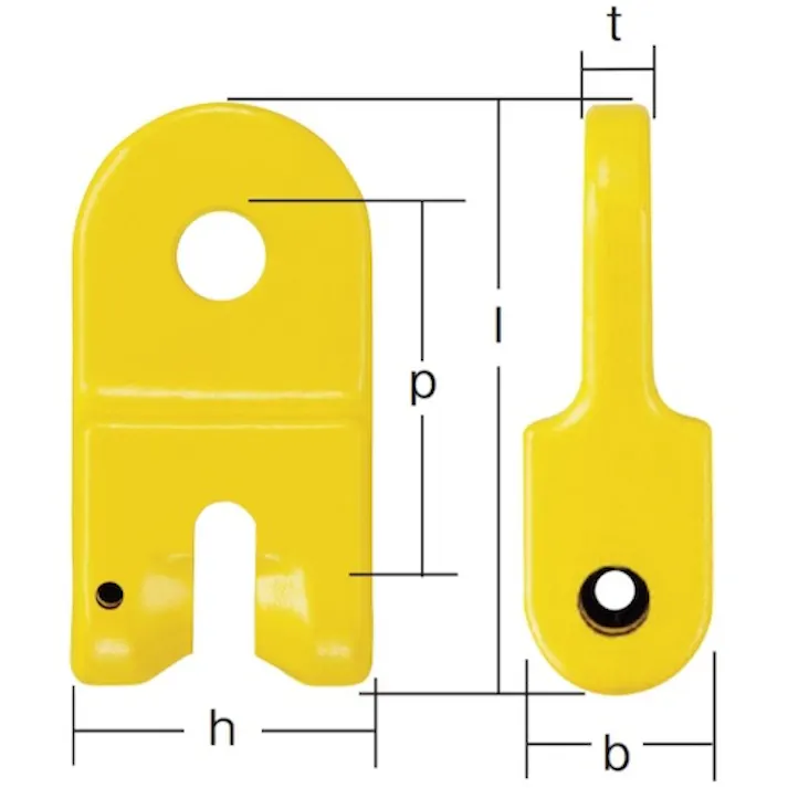 【CAINZ-DASH】キトー チェンスリング カナグ部材(ピンタイプ) ツナギカナグVA 基本使用荷重1.5t VA2070【別送品】