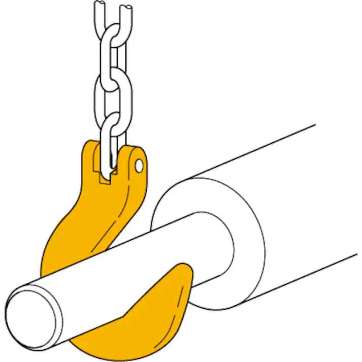 【CAINZ-DASH】キトー チェンスリング カナグ部材(ピンタイプ) ファンドリフックVSF 基本使用荷重1.1t VSF06【別送品】