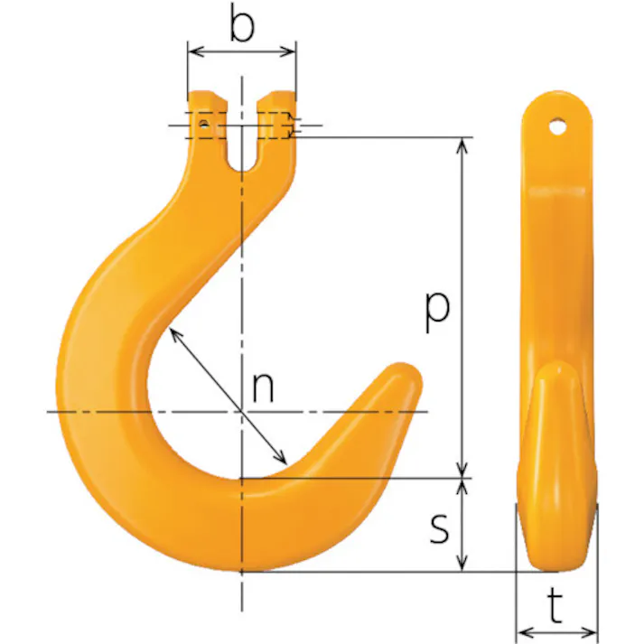 【CAINZ-DASH】キトー チェンスリング カナグ部材(ピンタイプ) ファンドリフックVSF 基本使用荷重1.1t VSF06【別送品】