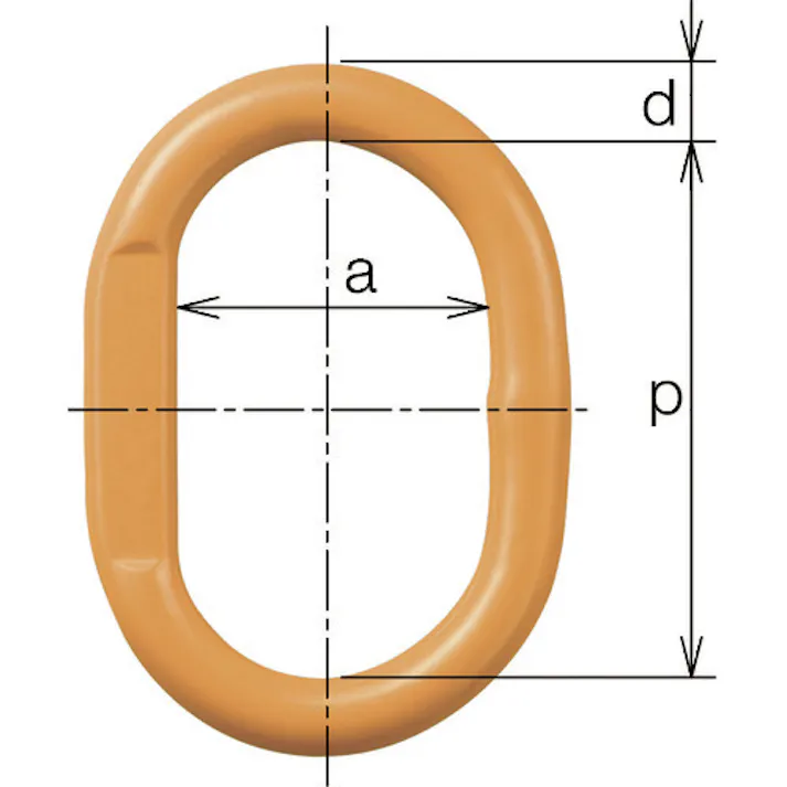 【CAINZ-DASH】キトー チェンスリング カナグ部材(アイタイプ) マスターリンクHMM 基本使用荷重5.2t HMM1310【別送品】