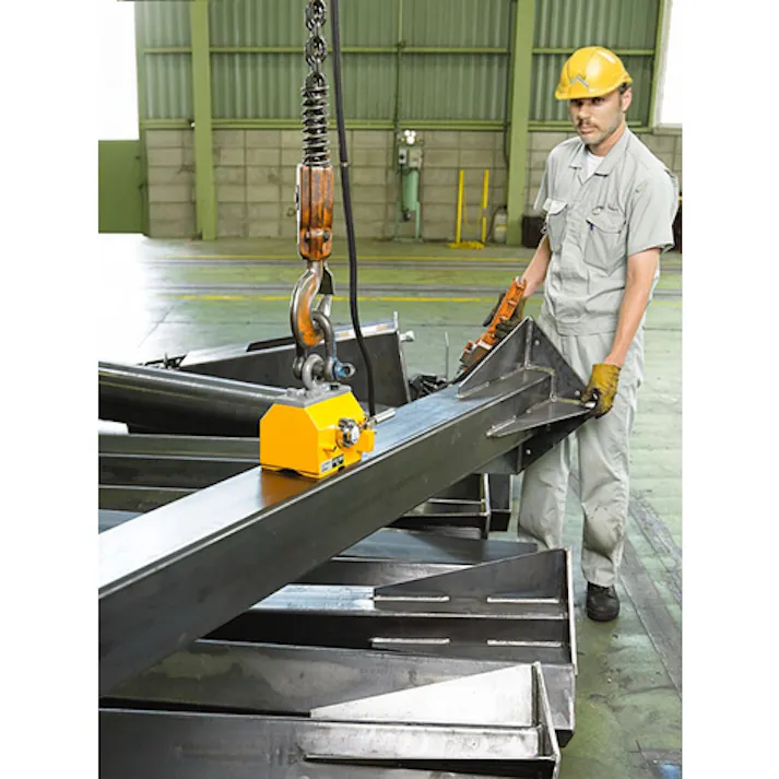 【CAINZ-DASH】キトー スーパーマグ KRD形 使用荷重 平鋼500kg 丸鋼360kg(Φ200) 永久磁石・リフティングマグネット【選べる使用荷重】 KRD50 KRD50【別送品】