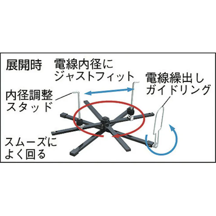 【CAINZ-DASH】ジェフコム Vマワール(ブレーキ付) VR-480B【別送品】