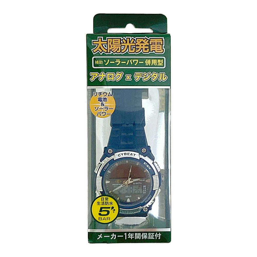 腕時計 アナログ×デジタル CYBEAT サイビート ブルー BCY03-BL