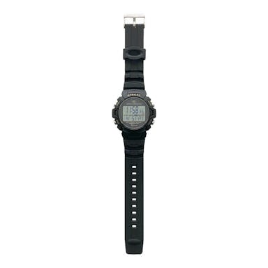 サンフレイム 電波デジタル 腕時計 WRC15-BK