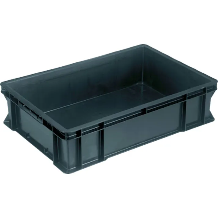 【CAINZ-DASH】岐阜プラスチック工業 BE型導電性コンテナ 133508 コンテナーB-56-2導電ブラック BE-56-2【別送品】