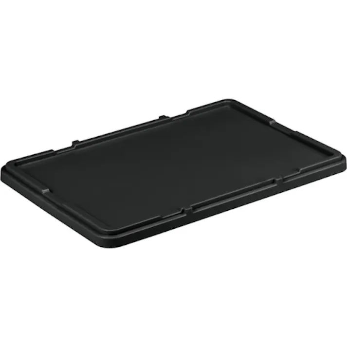 【CAINZ-DASH】岐阜プラスチック工業 RBE型導電性コンテナ 134192 コンテナーRB-30蓋-1ブラック RBE30F【別送品】