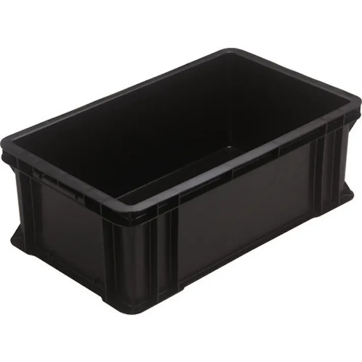 【CAINZ-DASH】岐阜プラスチック工業 RBE型導電性コンテナ 134918 コンテナーRB-41ブラック RBE-41【別送品】