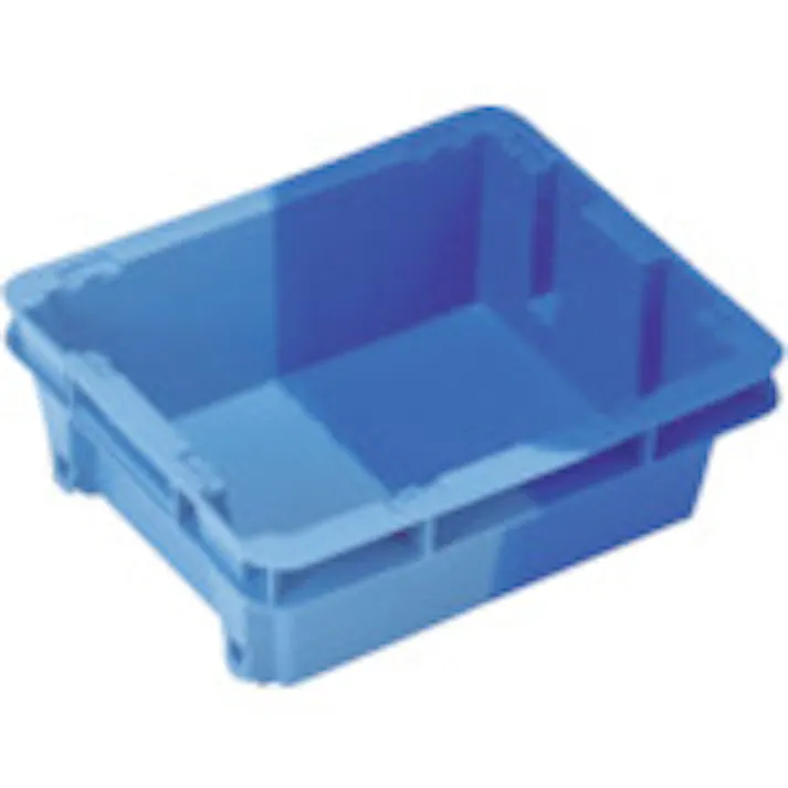 【CAINZ-DASH】岐阜プラスチック工業 スタッキングネスティングコンテナ 470603 DNコンテナーDN-3SLDB/B DN-3SL DB/B【別送品】