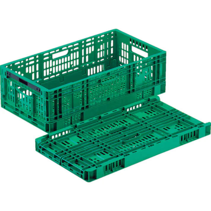 【CAINZ-DASH】岐阜プラスチック工業 折りたたみコンテナ 507972 RSコンテナーRS-MM37S(薄型折りたたみコンテナーワンタッチ) RS-MM37S【別送品】