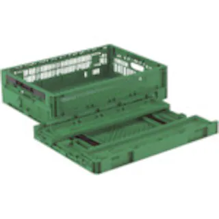【CAINZ-DASH】岐阜プラスチック工業 折りたたみコンテナ 515519 RSコンテナーRS-MM17S(薄型折りたたみコンテナーワンタッチ) RS-MM17S【別送品】