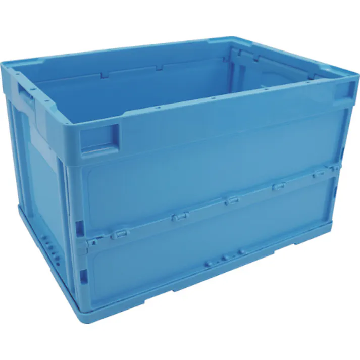 【CAINZ-DASH】岐阜プラスチック工業 折りたたみコンテナー 561905 CB-S51NR青 CB-S51NR-B【別送品】