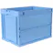 【CAINZ-DASH】岐阜プラスチック工業 折りたたみコンテナー 601083 CB-S61NR青 CB-S61NR-B【別送品】