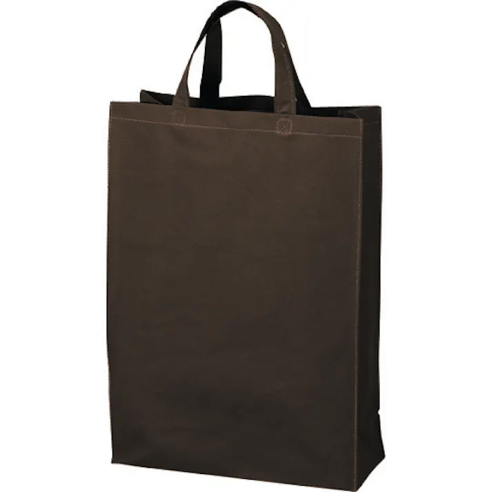 【CAINZ-DASH】エーワン ベーシックトート75 中縦 ダークブラウン LC0451AG10【別送品】