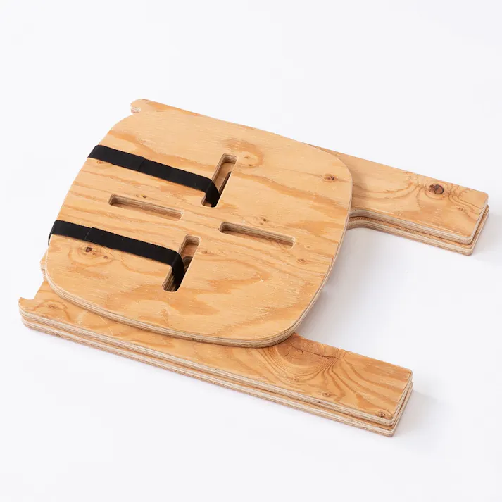 Kumimoku クロスレッグチェア 角大