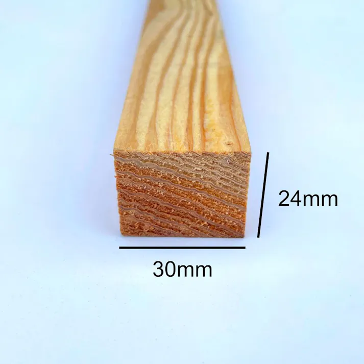 杉KD上小節材 1000×30×24mm