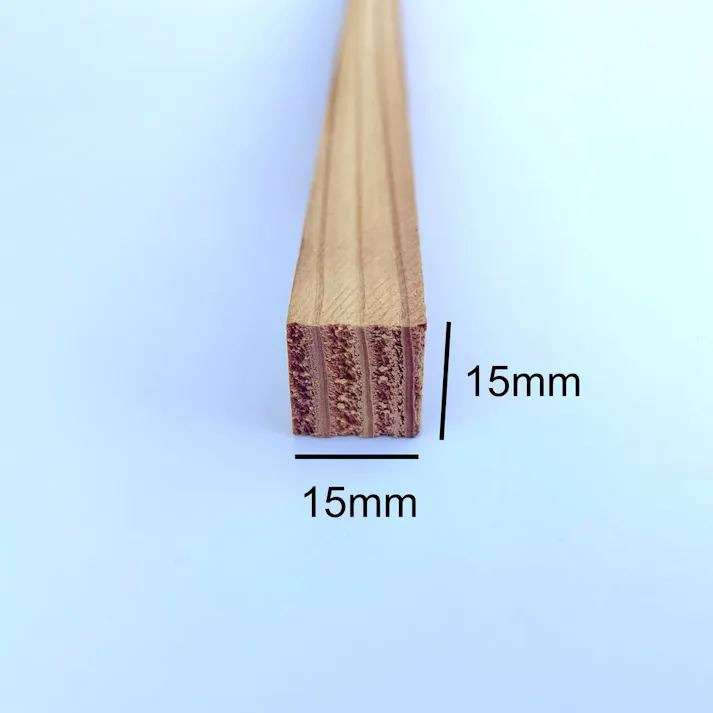 杉KD上小節材 2000×15×15mm