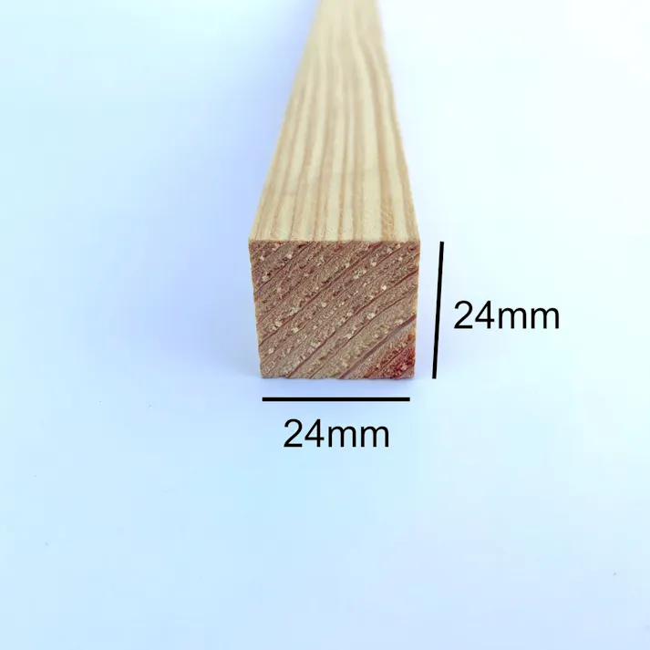 杉KD上小節材 2000×24×24mm