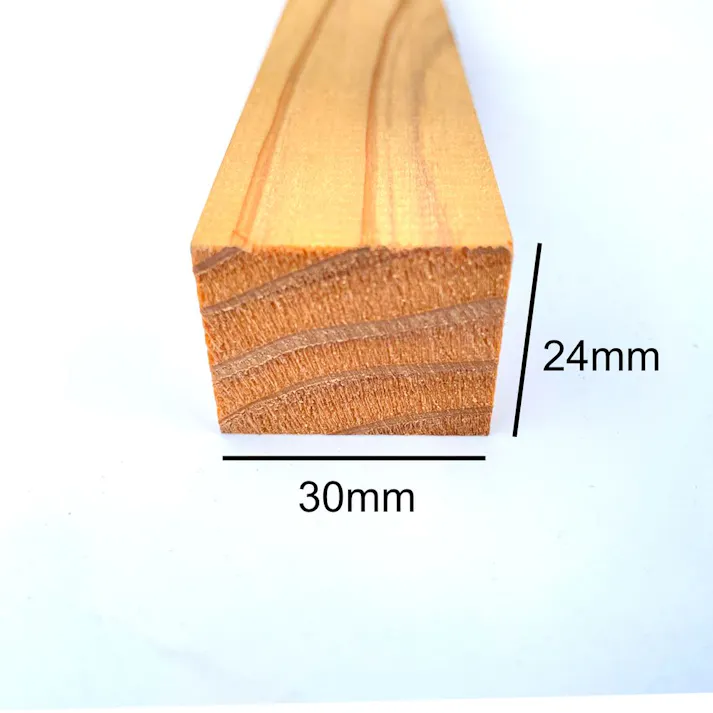 杉KD材 幅30mm 長さ1000mm 厚さ24mm