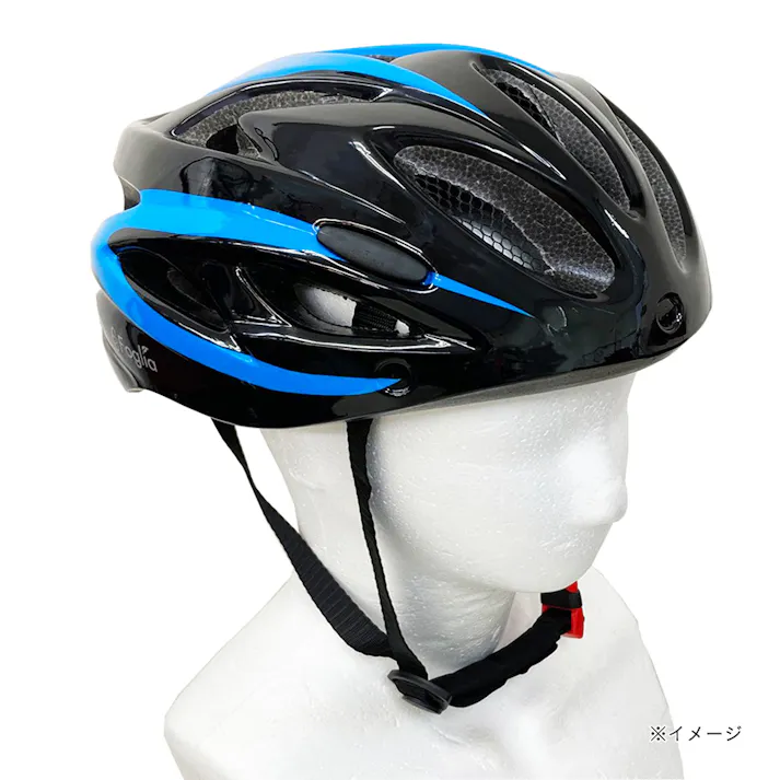 Foglia 自転車用スポーツヘルメット シールド付き ブルー