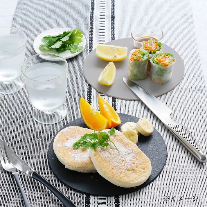 カットプレート2 ブラック&グレー