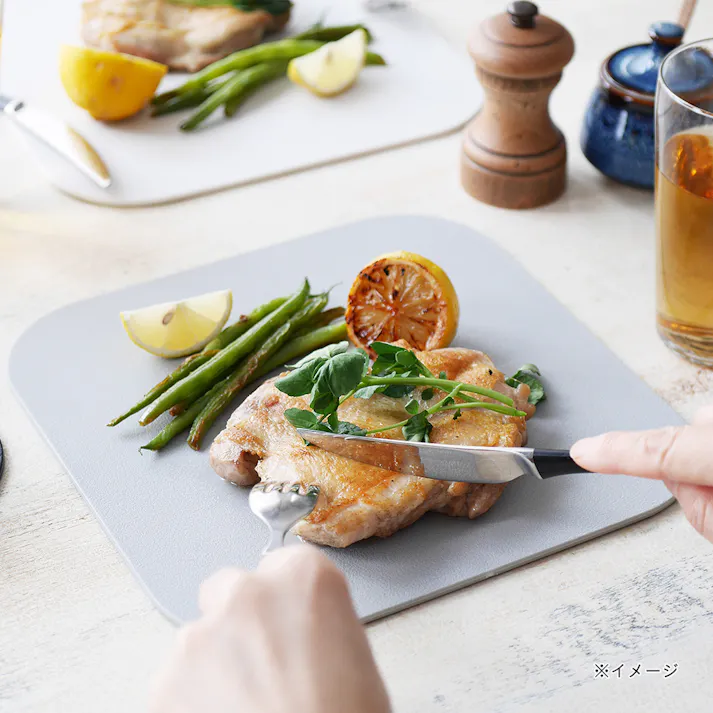 カットプレート スクエア2 ブラック&グレー