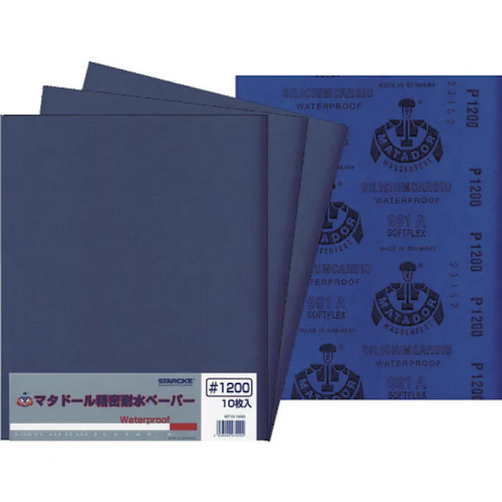 【CAINZ-DASH】ベルスター研磨材工業 マタドール耐水ペーパー #1200 MT10-1200【別送品】