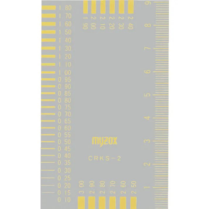 【CAINZ-DASH】マイゾックス クラックスケール 黄<CRKS-2Y> CRKS-2Y【別送品】