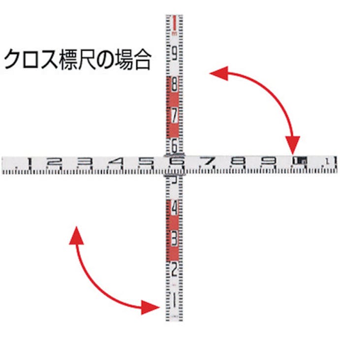 【CAINZ-DASH】マイゾックス 検測ロッド（クロス標尺） K-60【別送品】