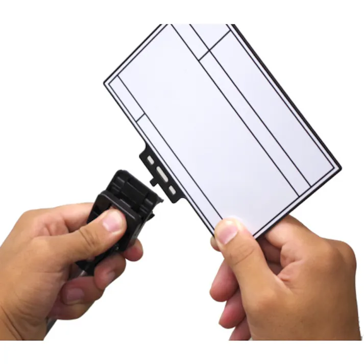 【CAINZ-DASH】マイゾックス 工事用携帯黒板 ハンドプラスボード ホワイトタイプ<HP-W40> 221304【別送品】