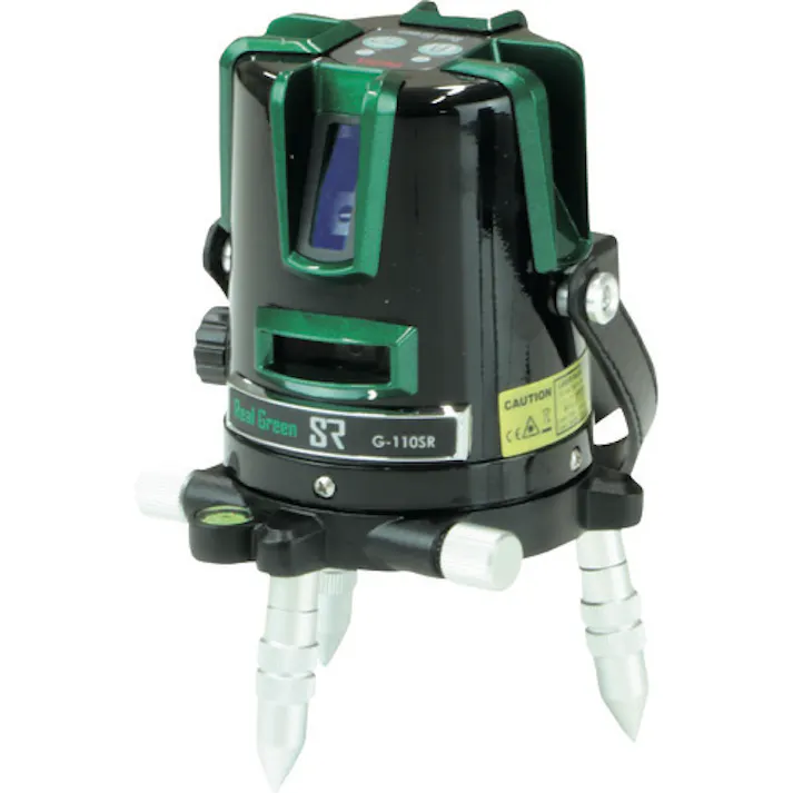 【CAINZ-DASH】マイゾックス リアルグリーンレーザー墨出器 受光器三脚セット<G-110SR> 222742【別送品】
