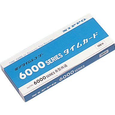 【CAINZ-DASH】ニッポー タイムカード（ＮＴＲ－６０００用）カード TC-6000【別送品】