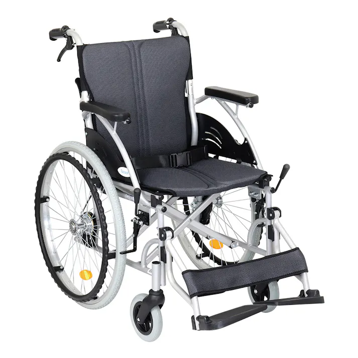 テイコブ車いす 標準型 自走式 WHS07-GY