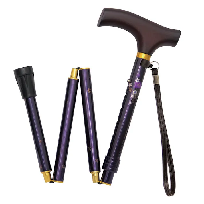 折畳ステッキ 紺桜