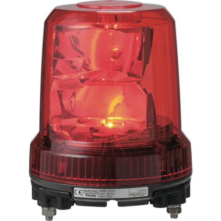 【CAINZ-DASH】パトライト 強耐振型LED回転灯 RLR-M2-R【別送品】