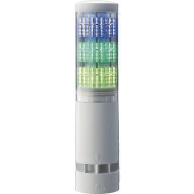 【CAINZ-DASH】パトライト ＬＡ６型積層情報表示灯Φ６０　直付け・端子台・ブザーあり【別送品】