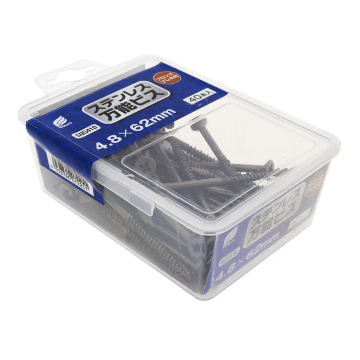 WING ステンレス万能ビス ブロンズフレキ付 4.2×62mm 40入