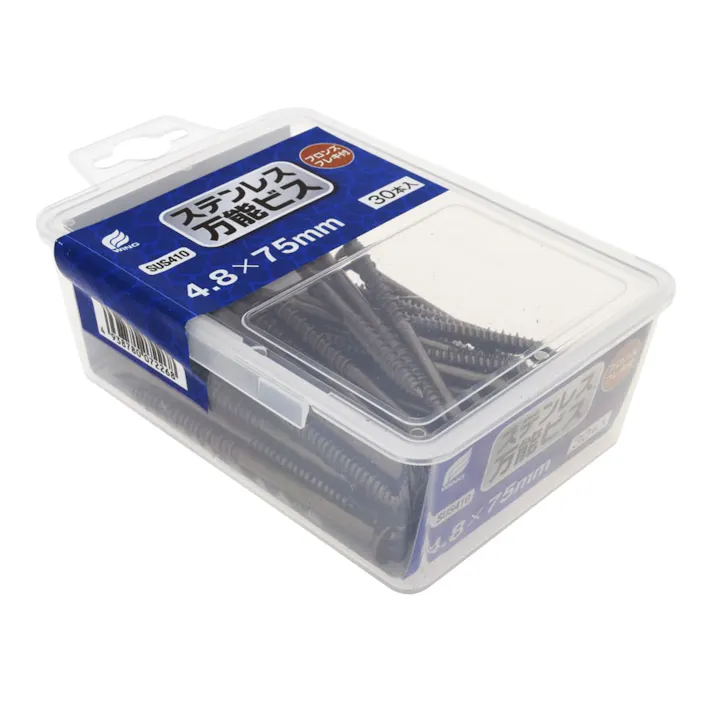 WING ステンレス万能ビス ブロンズフレキ付 4.2×75mm 30入