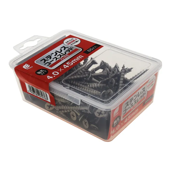 WING ステンレスコーススレッド フレキ付 4.0×45mm 85入