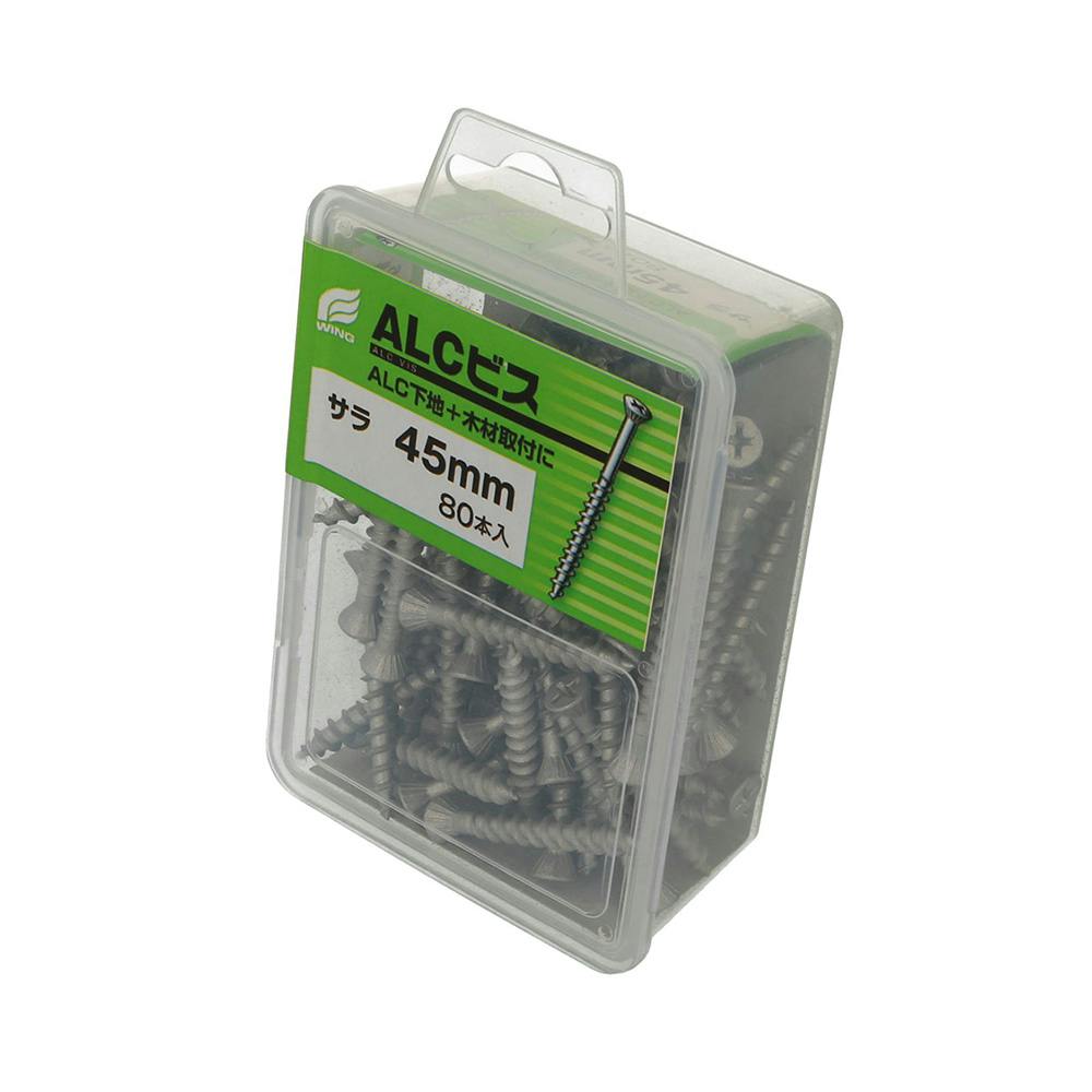 WING ALCビス サラ 5.5×45mm 80本入 | ねじ・くぎ・針金・建築
