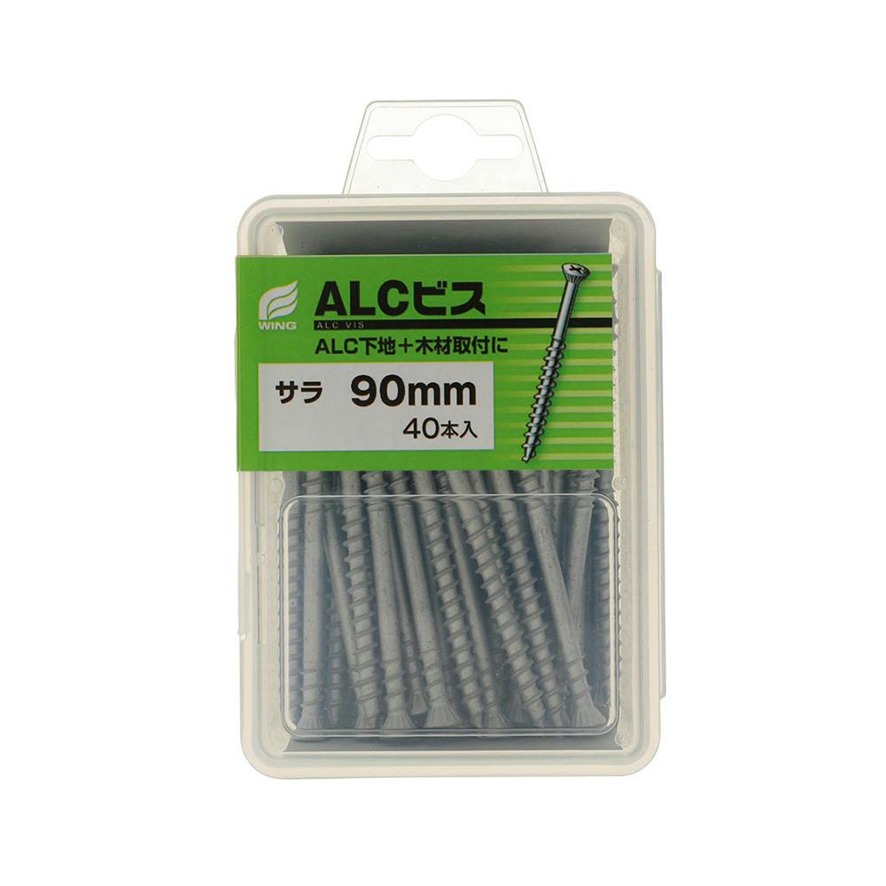 WING ALCビス サラ 5.5×90mm 40入 | ねじ・くぎ・針金・建築金物