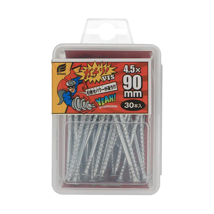 WING ガッチリビス 4.5×90mm 30入