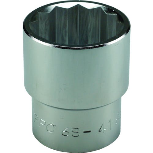 【CAINZ-DASH】フラッシュツール ソケット　１２角　差込角１９．０ｍｍ　対辺２７ｍｍ　１．１／１６ 6S-27【別送品】